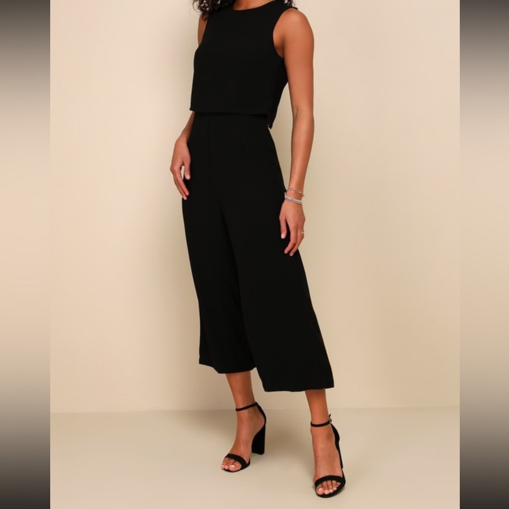 Lulus Tiered Open Back Jumpsuit